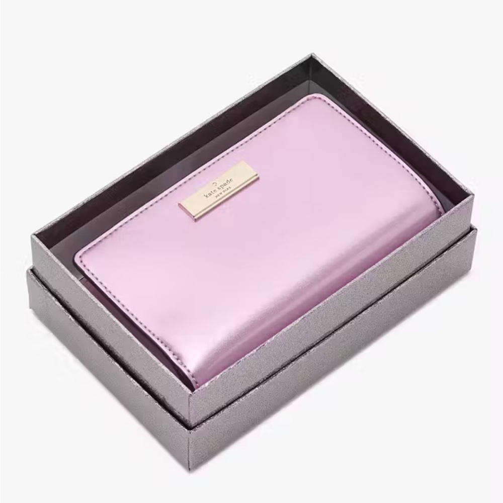Kate Spade Kenzie Small Cardholder Quartz Pink - Picture 1 of 2